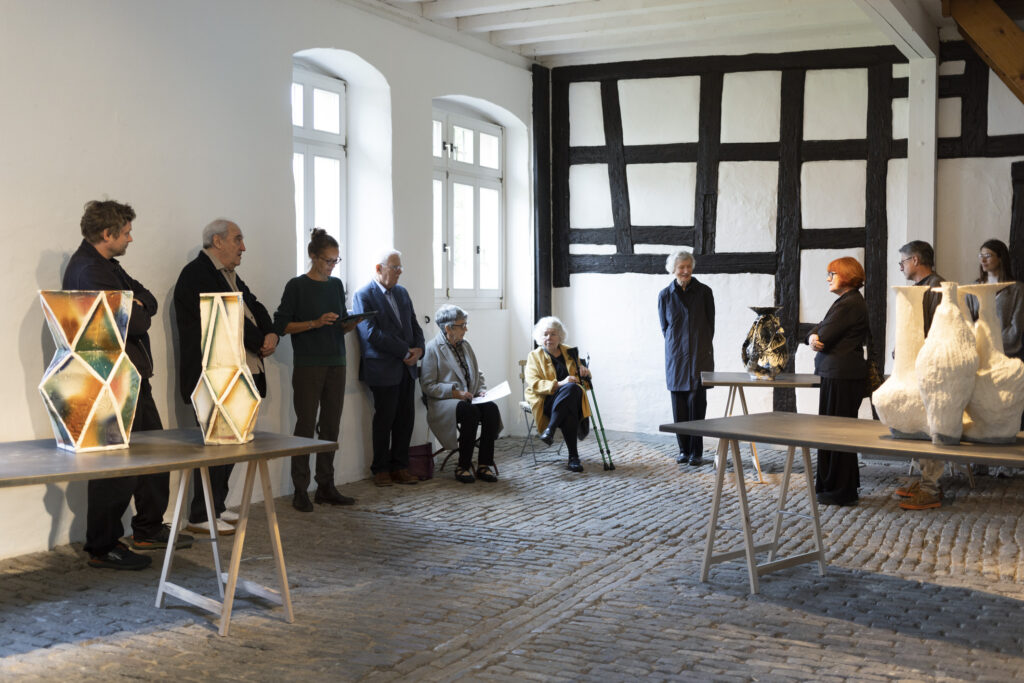 Gallerie Rosemarie Jäger; 
02.06. – 16.06.2024; 
Die Quadratur des Kreises; 
Giampaolo Babetto; Johannes Nagel; 
Schmuck; Keramik